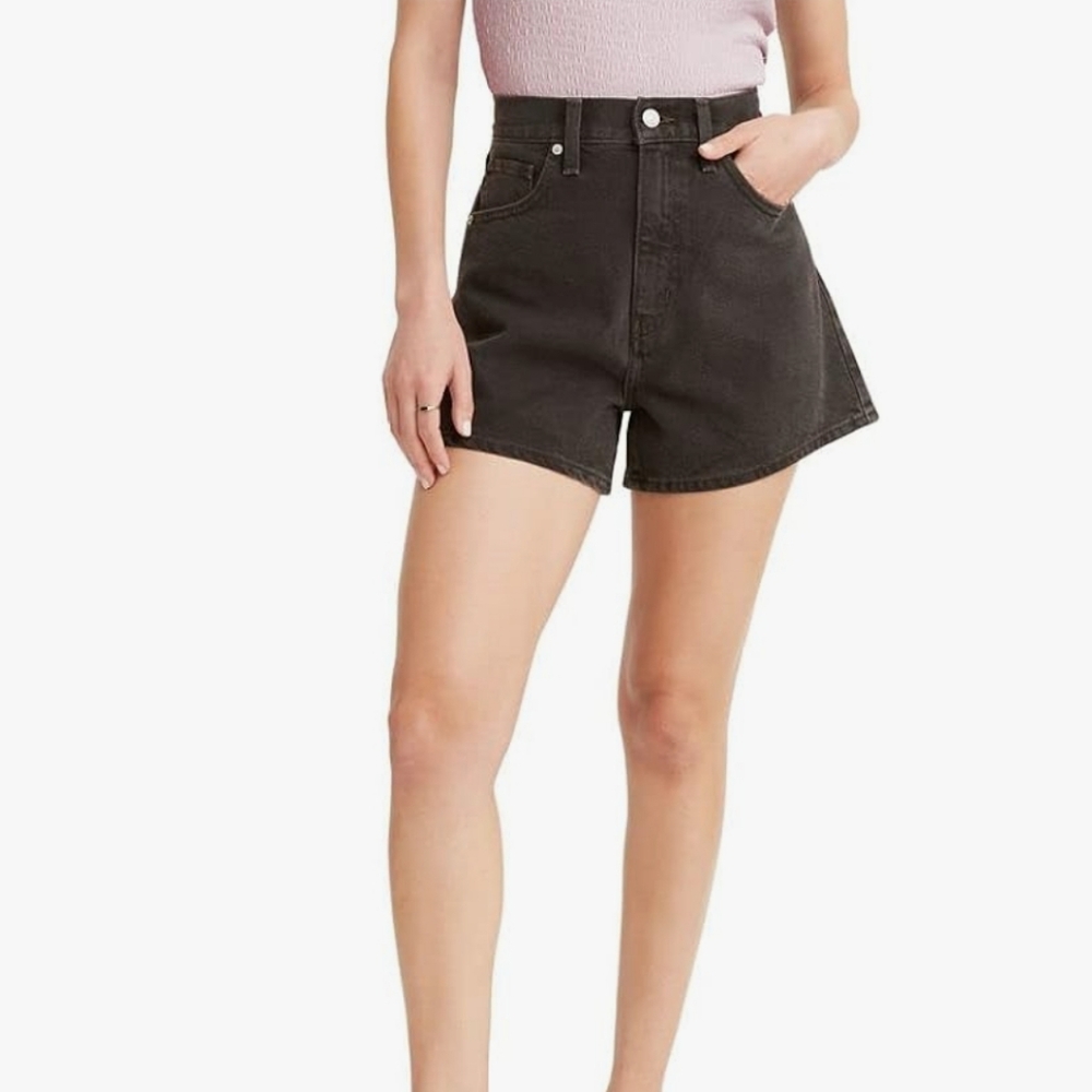 Levi High Waisted Mom Shorts